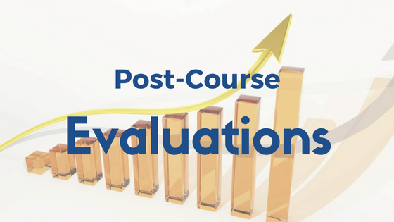 post-course evaluations