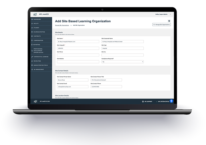 Organization Database and Document Management